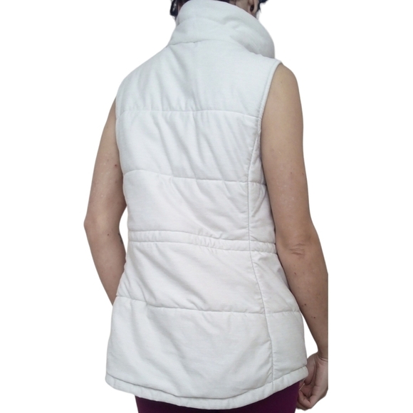 The North Face Heathered Beige White Outdoor Vest Small - Picture 6 of 6